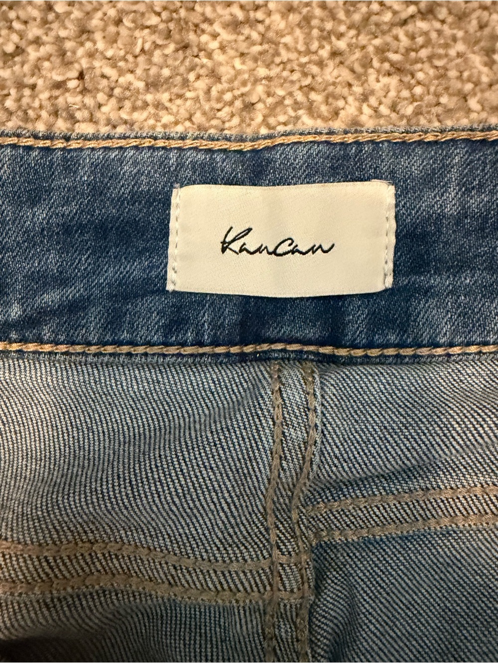 KanCan Denicee High Rise Bootcut Jeans Medium Wash Stretch Fit Size 15/31 NWT - Picture 13 of 16